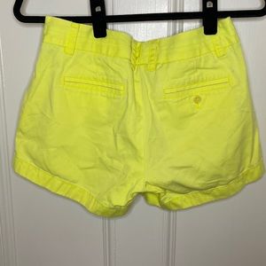 Jcrew chino yellow shorts